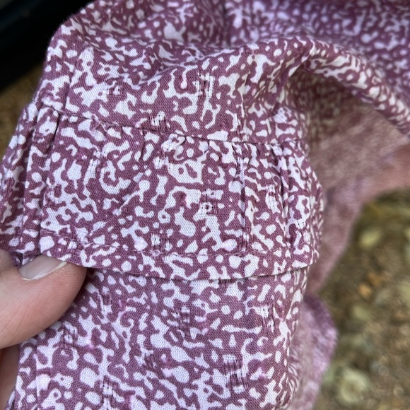 NWT Purple Floral Cottagecore Cut Out Back Midi Dress - Picture 15 of 17